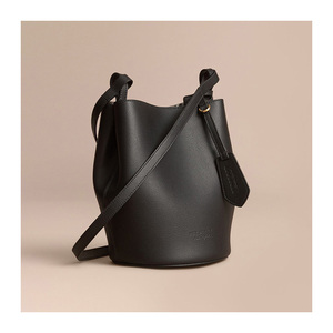 国现黑色 英国代购 burberry lorne 经典小水桶包斜挎包单肩包