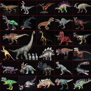 侏罗纪恐龙玩具仿真动物模型腕龙翼龙霸王龙三角龙儿童男生孩套装