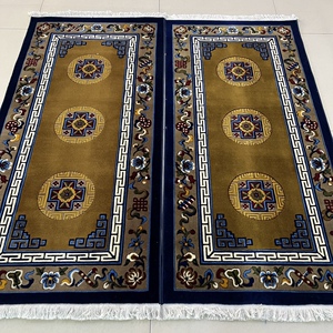 新中式藏式地毯羊绒沙发垫挂毯木榻座垫床垫毯加厚毛毯民族风地毯