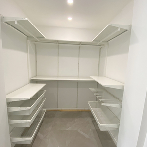 宜家博阿克塞开放式金属环保衣柜步入衣帽间壁式储物收纳阳台墙架