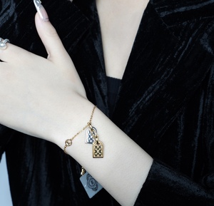 国内现货 路易威登 lv双牌手链 情侣手链 带盒