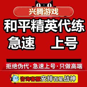 和平精英代练上分吃鸡段位代打陪玩陪练刺激战场代打手册打kd战神