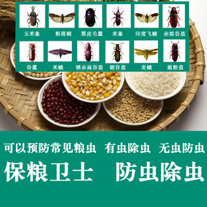 家用粮食储存防虫除虫大米小麦玉米面粉驱虫药材干果大米除虫神器