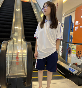 大朗一中新款校服夏季女生短袖短裤运动套装休闲透气