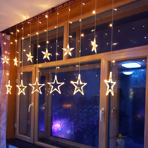 led星星灯小彩灯闪灯串灯满天星生日圣诞节装饰房间卧室氛围布置