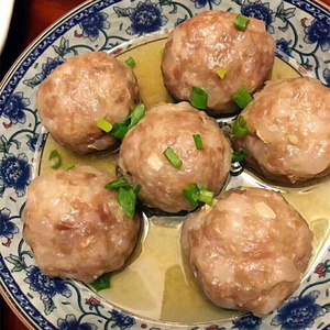长兴农家自腌自晒咸肉圆咸肉丸土腌肉圆肉圆子生肉丸10只装年货