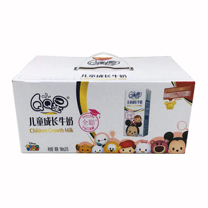 伊利全聪 qq星儿童成长牛奶190ml*15包/提 学生小孩牛奶 礼盒装