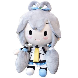 00ppq工作室淘宝初音抱枕中秋明月樱雪miku毛绒娃娃洛天依镜音言和