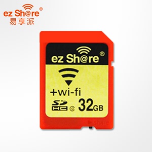 易享派wifi SD卡 32G SD卡无线相机高速内存卡西欧 拍照卡TR150