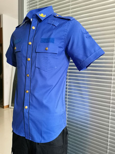 新式城市工作服夹克短袖衬衣物业综合管理保安夏季城管长袖衬衣