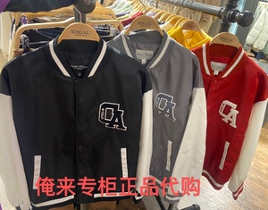 WHOAU 专柜正品 棒球服夹克外套 WHJJC61S00