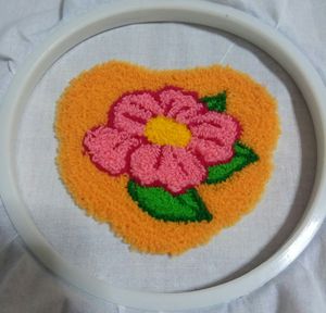 手工刺绣套件 掇花绣材料包 初级剁花绣戳戳绣材料包 手绘图案布