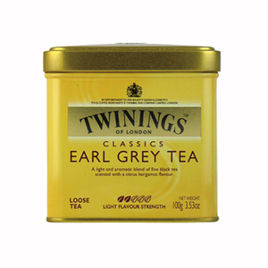 英国Twinings川宁/唐宁 经典红茶 台湾直邮 皇家伯爵茶 100g铁盒