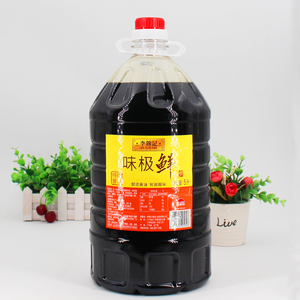 李锦记味极鲜特级酱油5升/桶 商用大瓶凉拌点蘸提鲜烹饪调味品