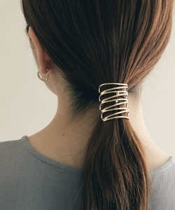 包拼邮ur日本代购smelly日系气质交叉扎头发皮筋盘发绳马尾钩簪子