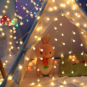 星星灯天幕帐篷营地小彩灯户外氛围布置圣诞节装饰灯串闪灯装饰灯