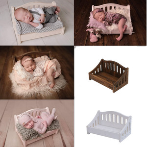 木制新生儿床婴儿床床上拍照道具婴儿摄影道具新生儿道具外贸新品
