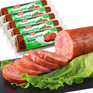 双汇肘花火腿肠260g*6根不添加淀粉 凉拌熟食零食配餐火腿肠小吃