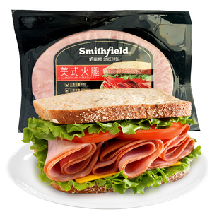 双汇史蜜斯美式火腿片160g猪肉口味火腿肠早餐火腿片囤货