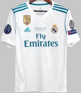 17-18正品皇马主场球衣7号c罗欧冠决赛版球员纪念版足球服 az8059