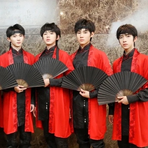 时代少年团同款演出服霍元甲衣服表演服中国风男团扇子舞舞蹈服装