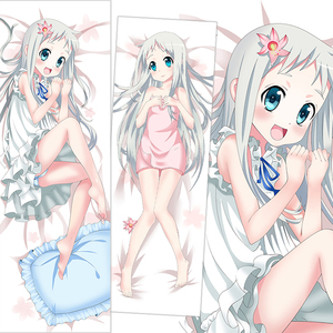 未闻花名面码等身抱枕动漫周边抱枕二次元本间芽衣子抱枕全身定制