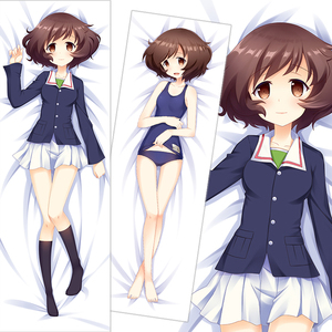 少女与战车秋山优花里角谷杏等身抱枕动漫周边二次元冷泉麻子抱枕