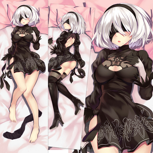 尼尔机械纪元周边抱枕2b小姐姐等身抱枕二次元动漫周边2b抱枕全身