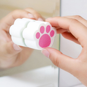日本进口镜子擦家用免洗剂清洁海绵擦浴室不留痕擦镜子神器可粘贴