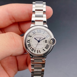 二手全套2018年卡地亚蓝气球系列wsbb0044女士机械腕表表径33mm
