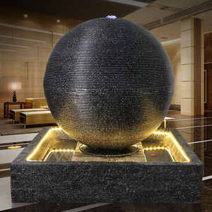 流水喷泉风水球摆件室外花园庭院酒店大堂户外水景售楼部水系景观