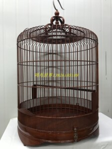 长尾四喜鸟笼 老竹上漆长尾四喜鸟笼 大型鸟笼