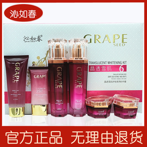 沁如春晶透雪肌三件套六件套五件套化妆品雪颜新生瓷肌日霜晚霜