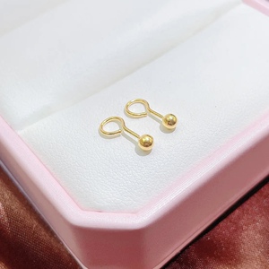 老凤祥千足金耳钉