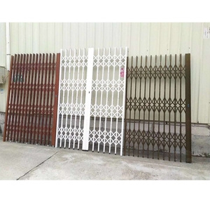 不锈钢推拉折叠防盗门拉闸门伸缩防盗门家用楼道折叠门