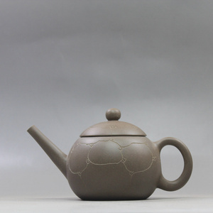 紫砂壶纯全手工特价名家许彩云制原矿青灰泥冰纹长嘴西施壶茶壶