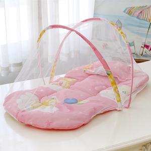 婴儿蚊帐罩宝宝蒙古包免安装可折叠加密有底bb婴儿童床蚊帐0-3岁