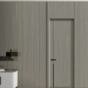 碳晶木门防水阻燃现代简约室内门套装门定制家用木门#雅风系列