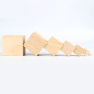 正方形小木块木方块实木头块幼儿园手工diy原木正方体方木块2厘米