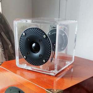 惠威家庭音响x1iii4寸亚克力家用独立超透明外置高音喇叭音箱发烧