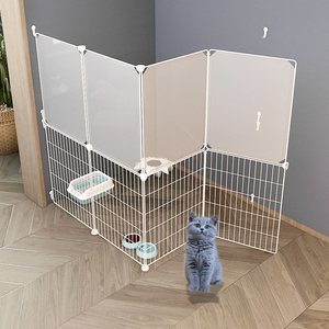 防猫门栏宠物猫围栏防猫隔离网猫栅栏室内伸缩档板拦猫神器栅栏门