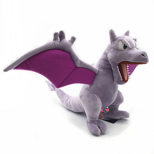带吊牌 化石翼龙 毛绒公仔 龙 翼龙 化石飞龙 蝙蝠玩偶娃娃 玩具