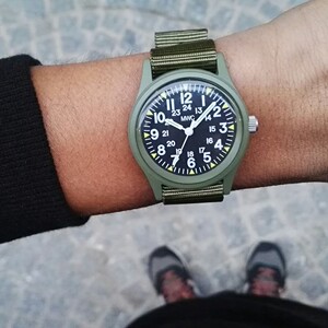二战军表越战美军军表vietnamwatch军迷手表阿美咔叽石英表