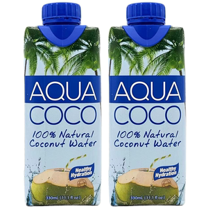菲律宾进口椰子水330ml瓶装果汁饮料椰汁解渴休闲品便携电解质水