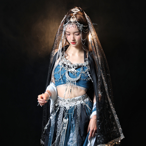 玉锦堂 阿敦阿苗 原创中国异域风敦煌舞蹈服古装非汉服西域少女