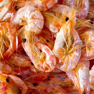 舟山桃花岛特产长毛即食对虾 海鲜干货渔家自晒虾干烤虾海虾150g