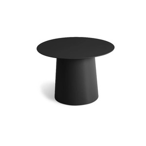 丹麦设计师黑色小圆桌茶几奶茶小桌子咖啡边桌角几边几户外咖啡桌