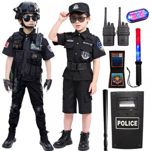 儿童特种兵野战军套装男童军装cos警察小特警幼儿园六一扮演衣服