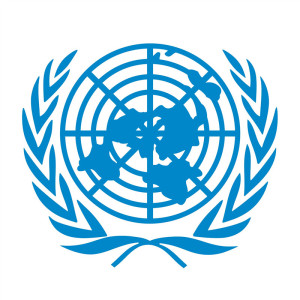 防水反光汽车贴纸箱包电动摩托组织机构js004联合国标志徽章贴