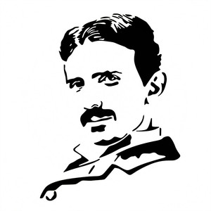 防水反光汽车贴纸物理学家a209科学家尼古拉·特斯拉nikola tesla